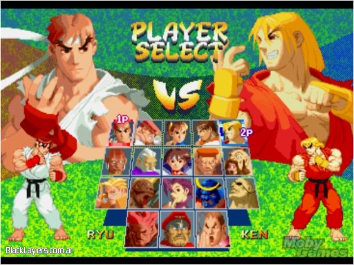 Screenshot of Street Fighter Collection (PlayStation, 1997) - MobyGames